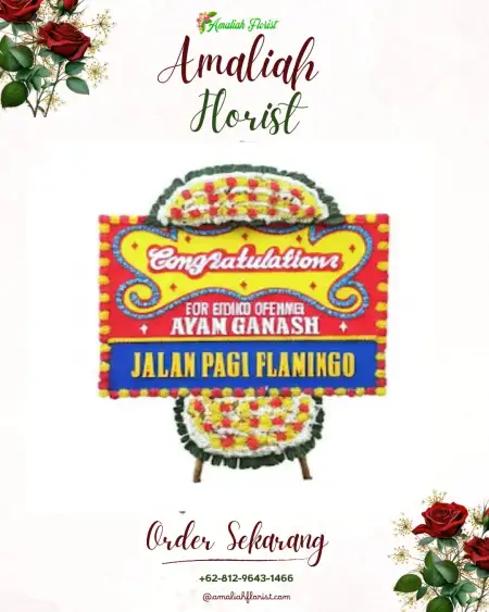 Sewa Papan Bunga Braga